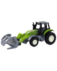 Traktor Koparka Zielony Krokodylek Pojazd Rolniczy