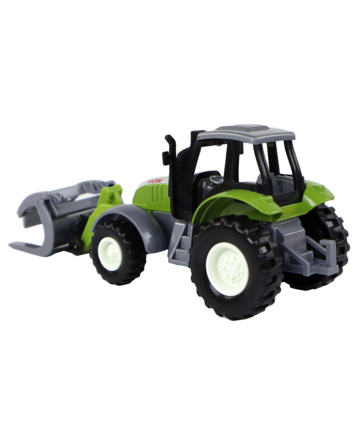 Traktor Koparka Zielony Krokodylek Pojazd Rolniczy