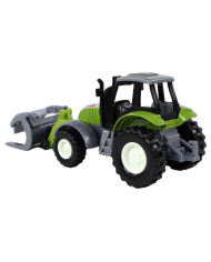 Traktor Koparka Zielony Krokodylek Pojazd Rolniczy