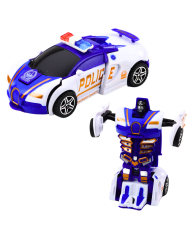Auto Robot 2w1 Samochód Sportowy Policyjny Napęd Mix