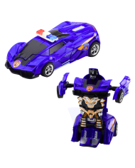 Auto Robot 2w1 Sportowy Samochód Policyjny Napęd Mix
