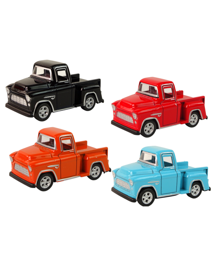 Resorak Z Napędem Frykcyjnym Auto Osobowe Pick Up 4 Kolory