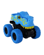 Pojazd Terenowy Pchacz Tyranozaur Rex Gumowe Koła Niebieski
