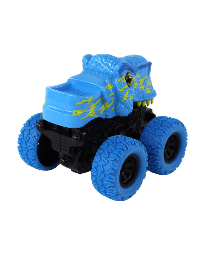 Pojazd Terenowy Pchacz Tyranozaur Rex Gumowe Koła Niebieski
