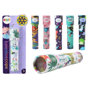 Kalejdoskop Dziecięcy Wzorki Kolory Biały Zwierzęta