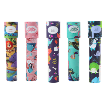 Kalejdoskop Dziecięcy Wzorki Kolory Biały Zwierzęta