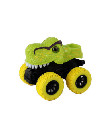 Pojazd Terenowy Pchacz  Tyranozaur Rex Gumowe Koła Zielony