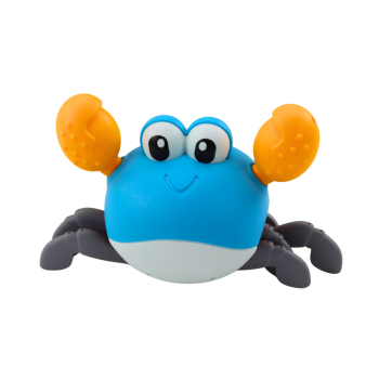 Zabawka Do Kąpieli Nakręcany Krab Chodzi Pływa Niebieski