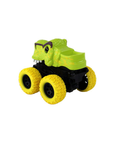 Pojazd Terenowy Pchacz  Tyranozaur Rex Gumowe Koła Zielony