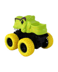 Pojazd Terenowy Pchacz  Tyranozaur Rex Gumowe Koła Zielony