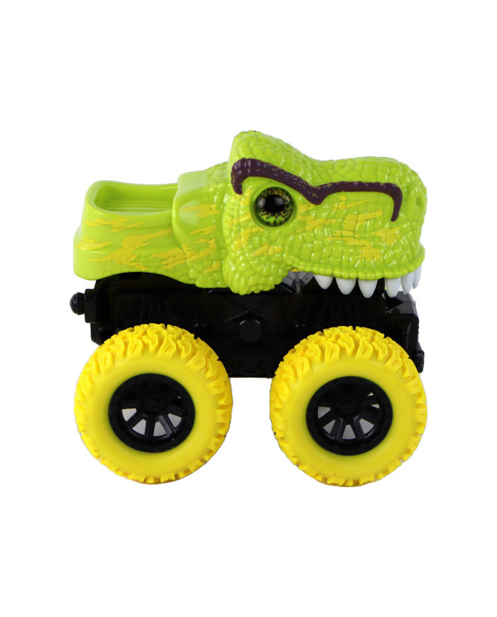 Pojazd Terenowy Pchacz  Tyranozaur Rex Gumowe Koła Zielony