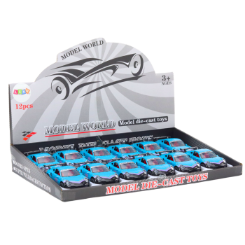 Autko Samochód Sportowy 1:32 Napęd Frykcyjny Metalowy Turkusowy