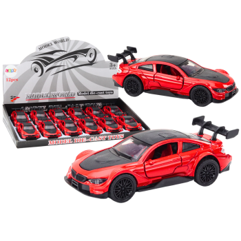 Autko Samochód Sportowy 1:32 Napęd Frykcyjny Metalowy Czerwony