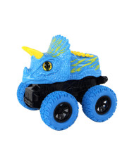 Pojazd Terenowy Pchacz Triceratops Gumowe Koła Niebieski