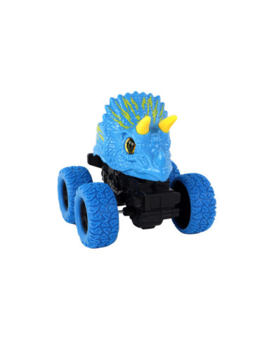 Pojazd Terenowy Pchacz Triceratops Gumowe Koła Niebieski