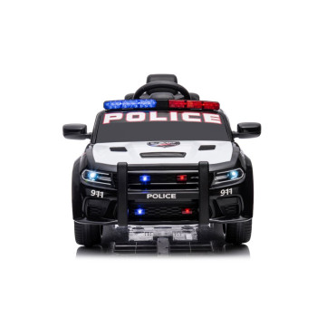 Auto Na Akumulator Dodge Charger Policyjny Biało- Czarny