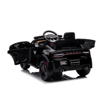 Auto Na Akumulator Dodge Charger Policyjny Biało- Czarny