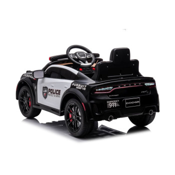Auto Na Akumulator Dodge Charger Policyjny Biało- Czarny