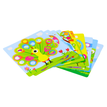 Puzzle Obrazkowe Kolorowe Przyciski Do Uzupełniania 12 Obrazków