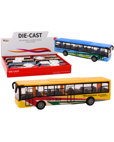 Autobus Miejski Z Napędem Frykcyjnym 15cm Metalowy