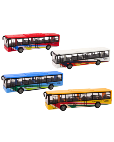 Autobus Miejski Z Napędem Frykcyjnym 15cm Metalowy