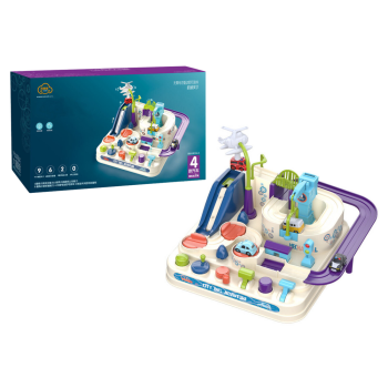 Tor Przeszkód Interaktywny Parking Dla Dzieci Cztery Autka