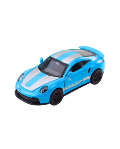 Samochód Wyścigowy Metalowy Napęd Otwierane Drzwi Niebieski GTRS 1:43