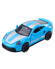 Samochód Wyścigowy Metalowy Napęd Otwierane Drzwi Niebieski GTRS 1:43