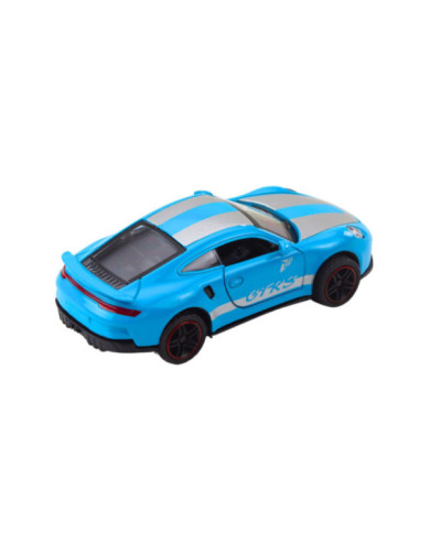 Samochód Wyścigowy Metalowy Napęd Otwierane Drzwi Niebieski GTRS 1:43