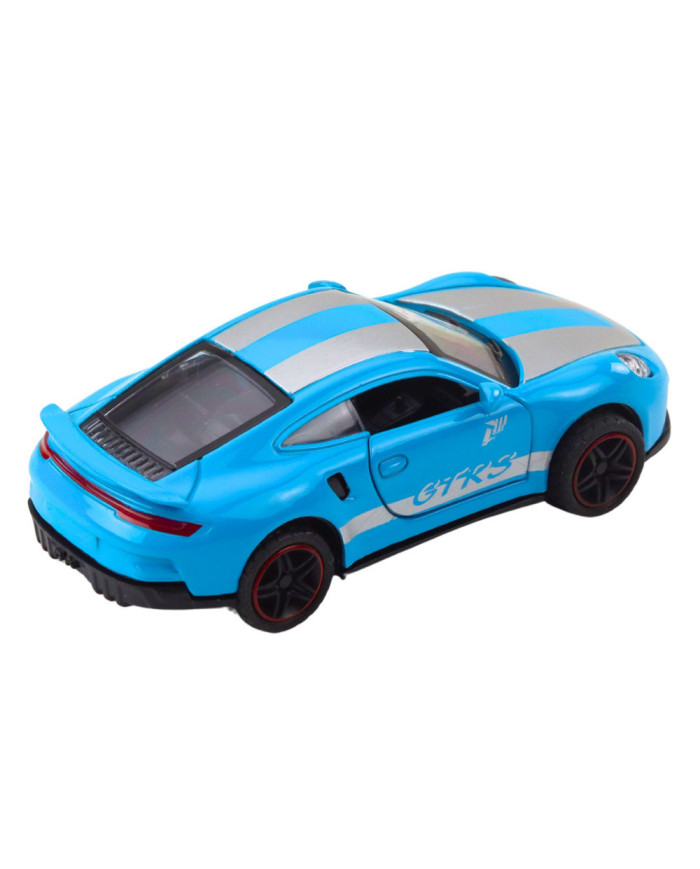 Samochód Wyścigowy Metalowy Napęd Otwierane Drzwi Niebieski GTRS 1:43