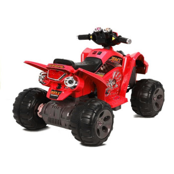 Quad na Akumulator Duże Koła Czerwony