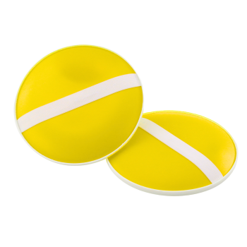 Gra Zręcznościowa Paletki Okrągłe Piłka Z Przyssawkami Żółty