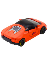 Samochód Sportowy Napęd Pull Back Metalowy Pomarańczowy 1:43