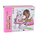 Projektor Do Rysowania Jednorożec Pisaki Wkładki Różowy