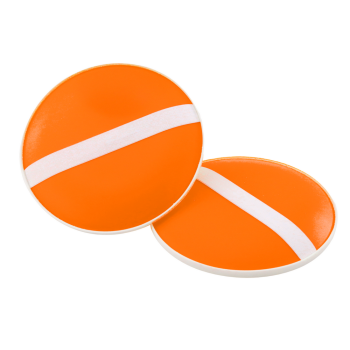 Gra Zręcznościowa Paletki Okrągłe Piłka Z Przyssawkami Pomarańczowy