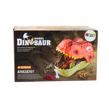 Zestaw Figurek Dinozaurów Duży Dinozaur Zielony 45 El