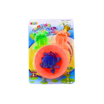 Gra Zręcznościowa Skaczące Żabki Miseczka Kolorowe