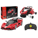 Klocki Konstrukcyjne Auto Rastar 1:18 Ferrari FXXK EVO Czerwone 88 Elementów