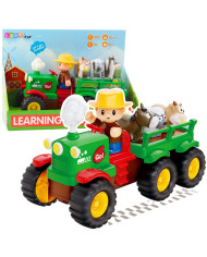 Traktor Edukacyjny Interaktywny Dla Malucha Zwierzęta Światła Dźwięki