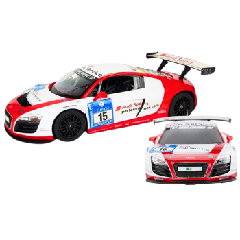 Auto R/C 1:24 Zdalnie Sterowane Sportowe AUDI R8 LMS Białe