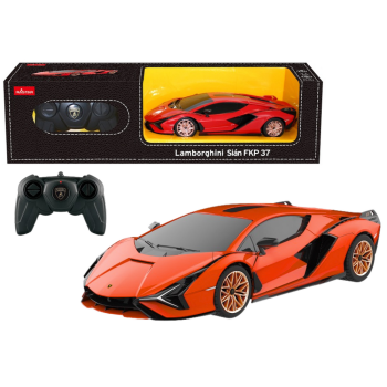 Auto RC 1:24 Rastar Lamborghini Sian Pomarańczowe