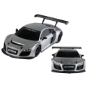 Auto R/C 1:24 Zdalnie Sterowane Sportowe AUDI R8 LMS Srebrne