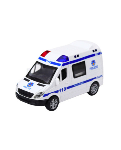 Wóz Policyjny Karetka Ambulans Otwierane Drzwi Napęd Światła Dźwięki Mix