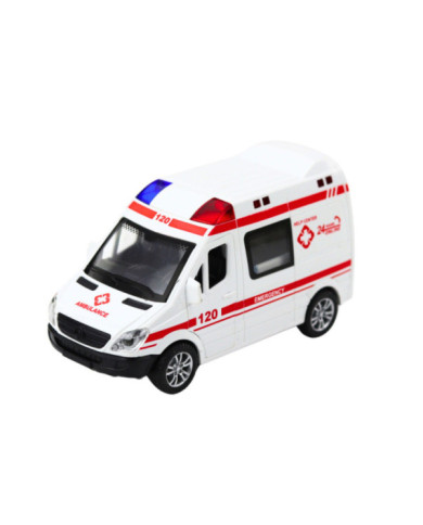 Wóz Policyjny Karetka Ambulans Otwierane Drzwi Napęd Światła Dźwięki Mix