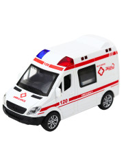 Wóz Policyjny Karetka Ambulans Otwierane Drzwi Napęd Światła Dźwięki Mix