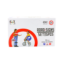 Zestaw Edukacyjny Duże Znaki Drogowe 76cm 3 Szt