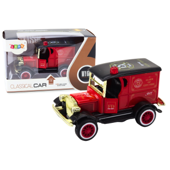 Autko Strażackie Klasyczne 1:36 Napęd Światła Dźwięki Czerwony