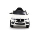 Auto na Akumulator BMW X6 Białe Skóra, EVA
