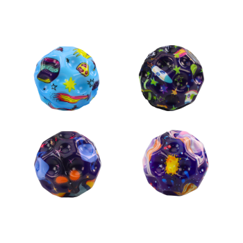 Piłeczka Do Odbijania Ugniatania z Wgłębieniami Kosmos 7cm