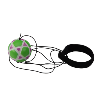 Piłka Do Obijania Na Gumce Opaska Struktury Kolorowa 6cm